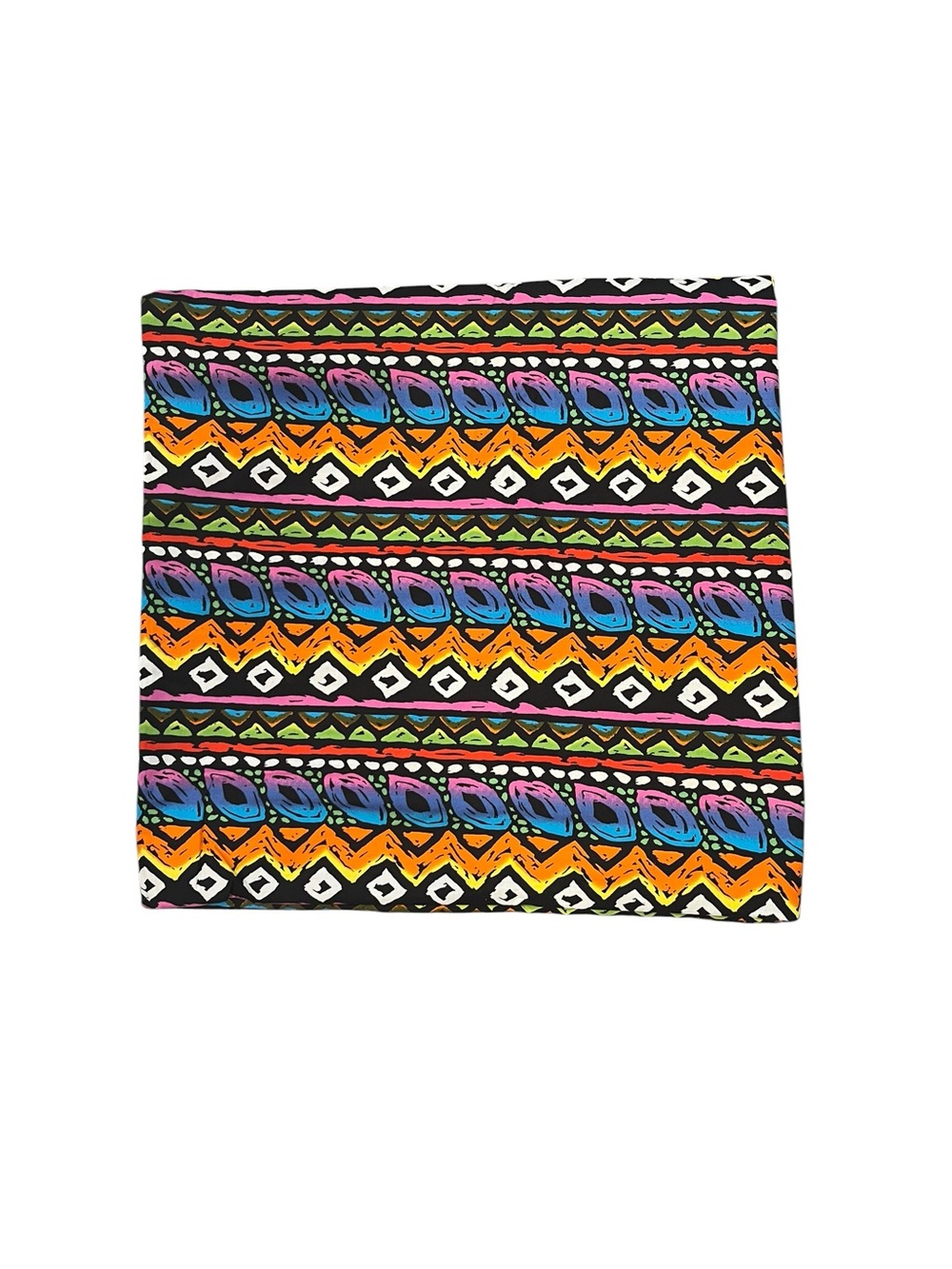Vibrant Bold Geometric Pattern Multicolored Palette Fabric 145”x44.5” (4 yards)